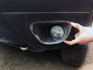 Renault Duster 2008–2017 Coperture fari fendinebbia 2008-2013 (2 pz, acciaio inox) foto 1