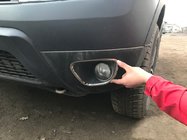 Renault Duster 2008–2017 Coperture fari fendinebbia 2008-2013 (2 pz, acciaio inox) foto 2