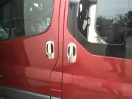 Opel Vivaro 2001–2015 Cornici maniglie (4 pz, acciaio inox) foto 2