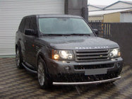Range Rover Sport 2005-2013 Protezione anteriore singola (acciaio inox) foto 1
