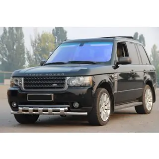 Protezione Anteriore ST015 (Acciaio Inox) Range Rover III L322 2002-2012 foto 1