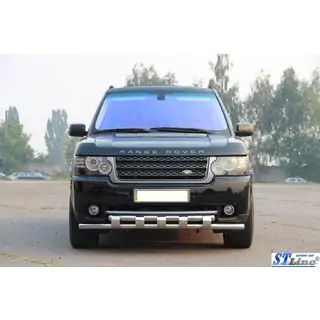 Protezione Anteriore ST015 (Acciaio Inox) Range Rover III L322 2002-2012 foto 2
