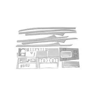 Rivestimenti cruscotto effetto alluminio Hartman (1995-1997)