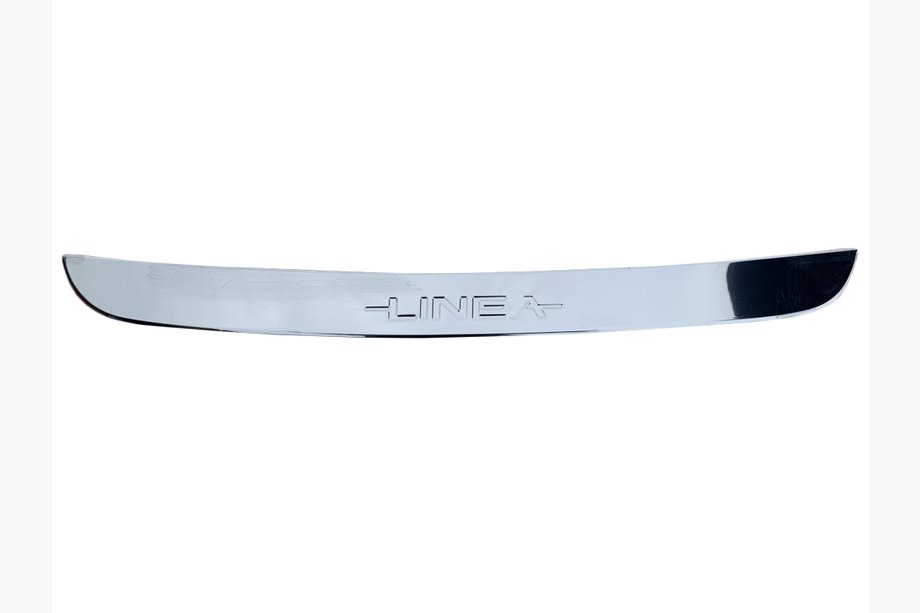Fiat Linea 2006-2018 Protezione Paraurti Posteriore Carmos (Acciaio Inox) Image