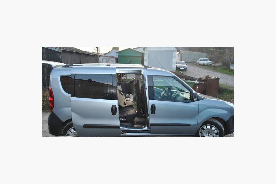 Fiat Doblo II 2010-2022 Barre Tetto Cromate Foto 7