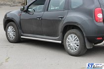 Dacia Duster 2008-2018 Tubi Laterali (2 pz, Acciaio Inox) foto 5