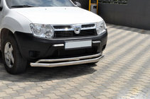 Renault Duster 2008–2017 Protezione Anteriore ST017 (Acciaio Inox) foto 1