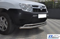 Renault Duster 2008–2017 Protezione Anteriore ST017 (Acciaio Inox) foto 3