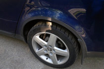Audi A6 C5 1997-2001 Allargatori passaruota (4 pz, neri) foto 1