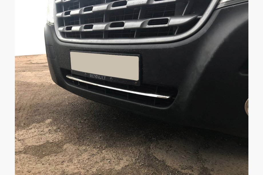 Renault Master 2011-2023 Striscia paraurti in acciaio inox Image