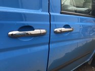 Mercedes Vito W639 2004-2014 Coperture maniglie porta in acciaio inox foto 4
