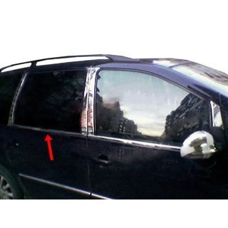 Cornici finestrini acciaio inox (4 pz) Seat Alhambra 1996-2010 foto 4