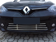 Renault Fluence 2009-2016 Griglia paraurti monoblocco (2013-2016, acciaio inox) foto 1