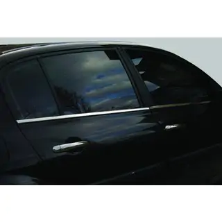 Cornici esterne finestrini acciaio inox (4 pz) Renault Megane II 2004-2009 foto 4