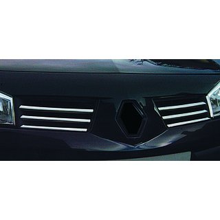 Coperture Griglia Cromate (Modello 2004-2006, 6 pezzi, Acciaio Inox) Renault Megane II 2004-2009 foto 4
