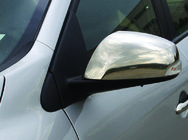 Renault Fluence 2009-2016 Coperture Specchietti (2 pz, Acciaio Inox) Carmos - Acciaio Inox Turco foto 2