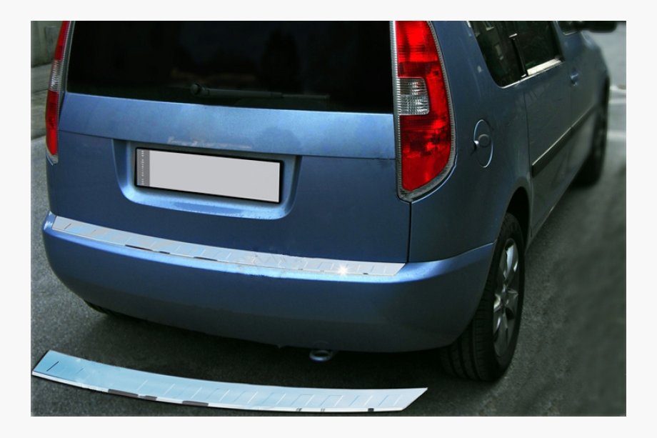 Renault Lodgy 2013-2022 Protezione Paraurti Posteriore OmsaLine Acciaio Inox Image