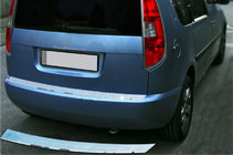 Renault Lodgy 2013-2022 Protezione Paraurti Posteriore OmsaLine Acciaio Inox foto 1