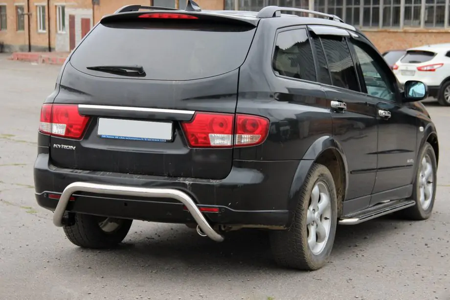 SsangYong Kyron 2005-2014 Barra Posteriore AK007 (Acciaio Inox) Image