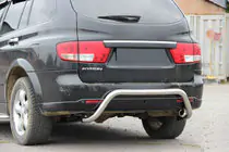 SsangYong Kyron 2005-2014 Barra Posteriore AK007 (Acciaio Inox) foto 3