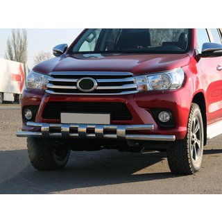 Protezione Anteriore ST015 (Acciaio Inox) Toyota Hilux 2015- foto 1