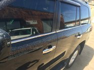 Toyota Land Cruiser 200 2007-2021 Modanature finestrini (6 pz, acciaio inox) foto 8