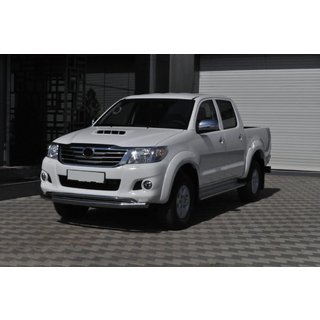Protezione Anteriore ST017 (Acciaio Inox) Toyota Hilux 2006-2015 foto 3