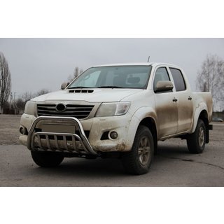 Protezione Anteriore WT002 (Acciaio Inox) Toyota Hilux 2006-2015 foto 2