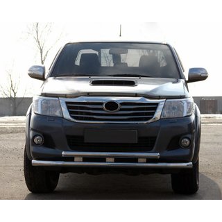 Protezione Anteriore ST014 (Acciaio Inox) Toyota Hilux 2006-2015 foto 1