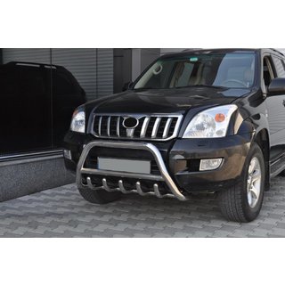 Parabull bar basso WT003 (acciaio inox) Toyota Land Cruiser Prado 120 2002-2009 foto 3