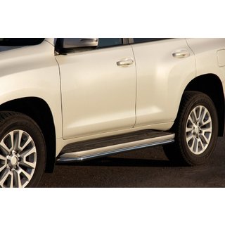Protezione sottoporta laterale BB004 (2 pz, acciaio inox) Toyota Land Cruiser Prado 120 2002-2009 foto 1