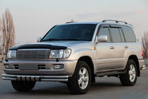 Toyota Land Cruiser 100 1998-2007 Protezione Anteriore ST015 (Acciaio Inox) foto 1