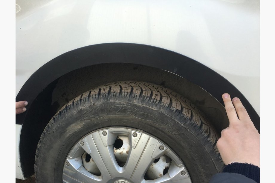 Renault Trafic 2001–2015 Coperture Passaruota (8 pz, Plastica) Foto 2