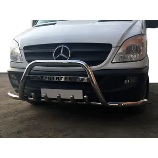 Parabullbar WT003-Plus (Acciaio Inox) Mercedes Sprinter W906 2006–2018 foto 1