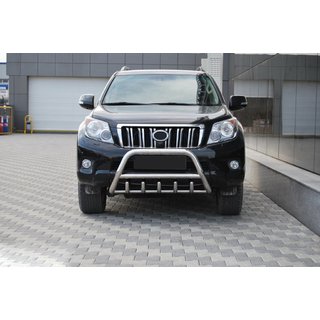 Paraurti Anteriore WT003 (Acciaio Inox) Toyota Land Cruiser Prado 150 2009-2023 foto 2
