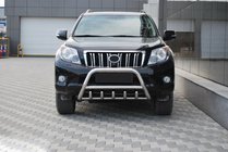 Toyota Land Cruiser Prado 150 2009-2023 Paraurti Anteriore WT003 (Acciaio Inox) foto 2