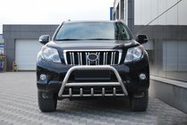 Toyota Land Cruiser Prado 150 2009-2023 Paraurti Anteriore WT003 (Acciaio Inox) foto 4