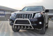 Toyota Land Cruiser Prado 150 2009-2023 Paraurti Anteriore WT003 (Acciaio Inox) foto 5