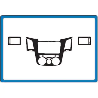 Coperture Cruscotto Toyota Hilux 2006-2015 foto 3