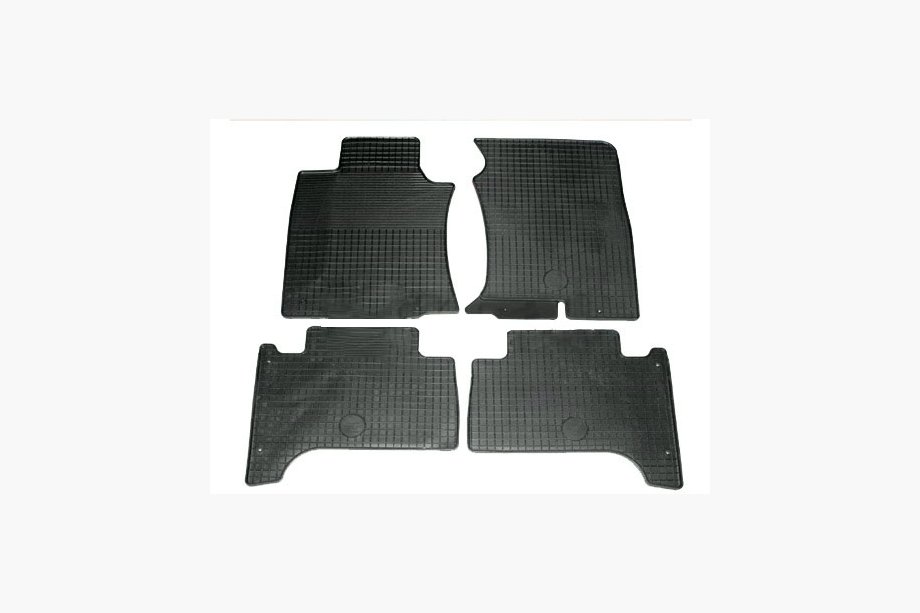 Toyota Land Cruiser Prado 120 2002-2009 Tappetini in gomma (4 pz, Doma) Image
