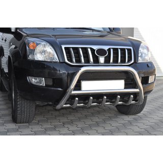 Parabull bar basso WT003 (acciaio inox) Toyota Land Cruiser Prado 120 2002-2009 foto 1