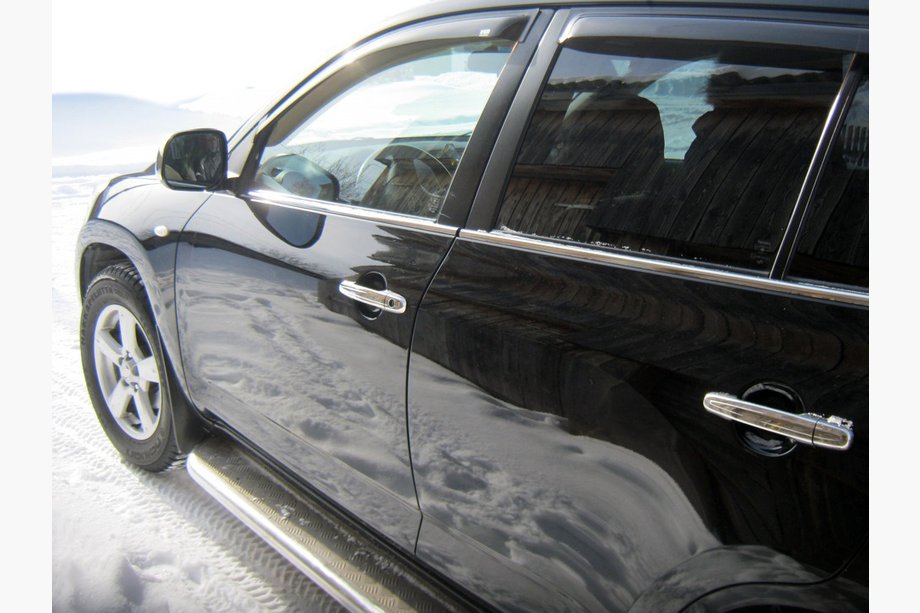 Toyota Rav 4 2006-2013 Coperture maniglie porta in acciaio inox Foto 2