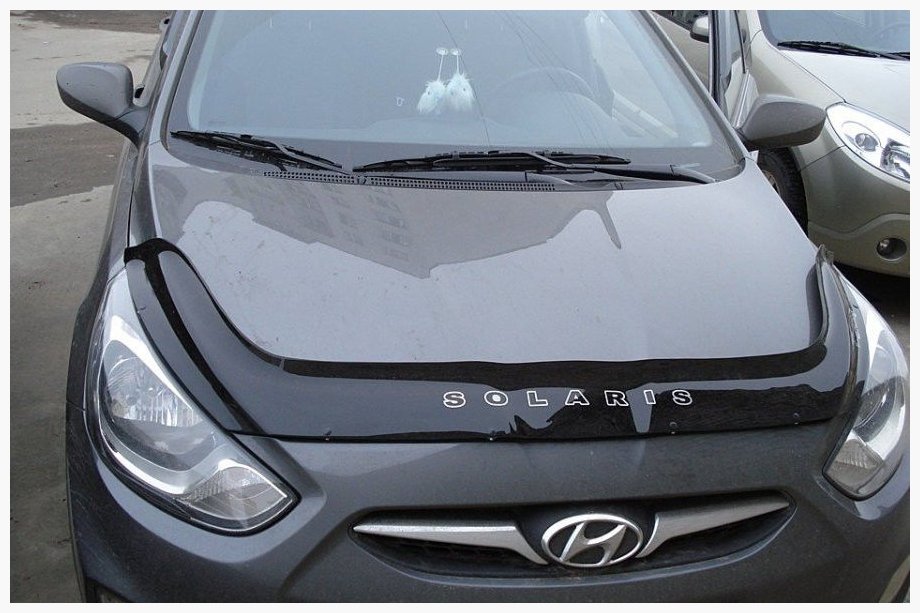 Hyundai Accent 2011-2017 Deflettore cofano 2010-2014 (VIP) Image