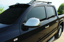 Volkswagen Amarok 2010-2022 Coperture Specchietti (2 pz, Acciaio Inox) foto 1