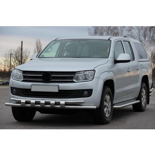 Protezione Anteriore ST015 (Acciaio Inox) Volkswagen Amarok 2010-2022 foto 1