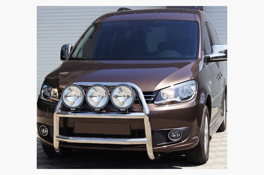 Volkswagen Caddy 2010-2015 Bull Bar WT016 (60 mm, Acciaio Inox) Image
