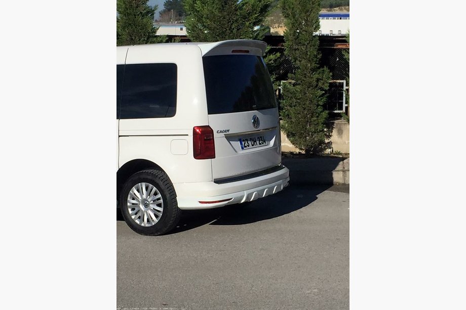 Volkswagen Caddy 2015-2020 Copertura paraurti posteriore (primer per verniciatura) Foto 3
