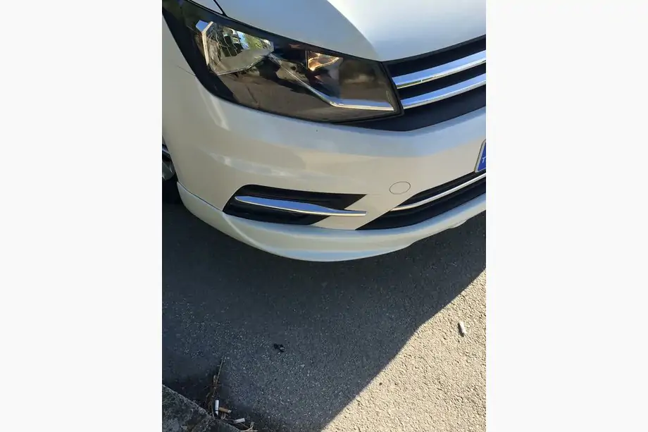 Volkswagen Caddy 2015-2020 Labbro paraurti anteriore (primer per verniciatura) Foto 2