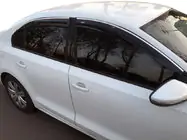 Volkswagen Jetta 2011-2018 Deflettori finestrini con striscia cromata (4 pz, Niken) foto 1