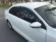 Volkswagen Jetta 2011-2018 Deflettori finestrini con striscia cromata (4 pz, Niken) foto 2